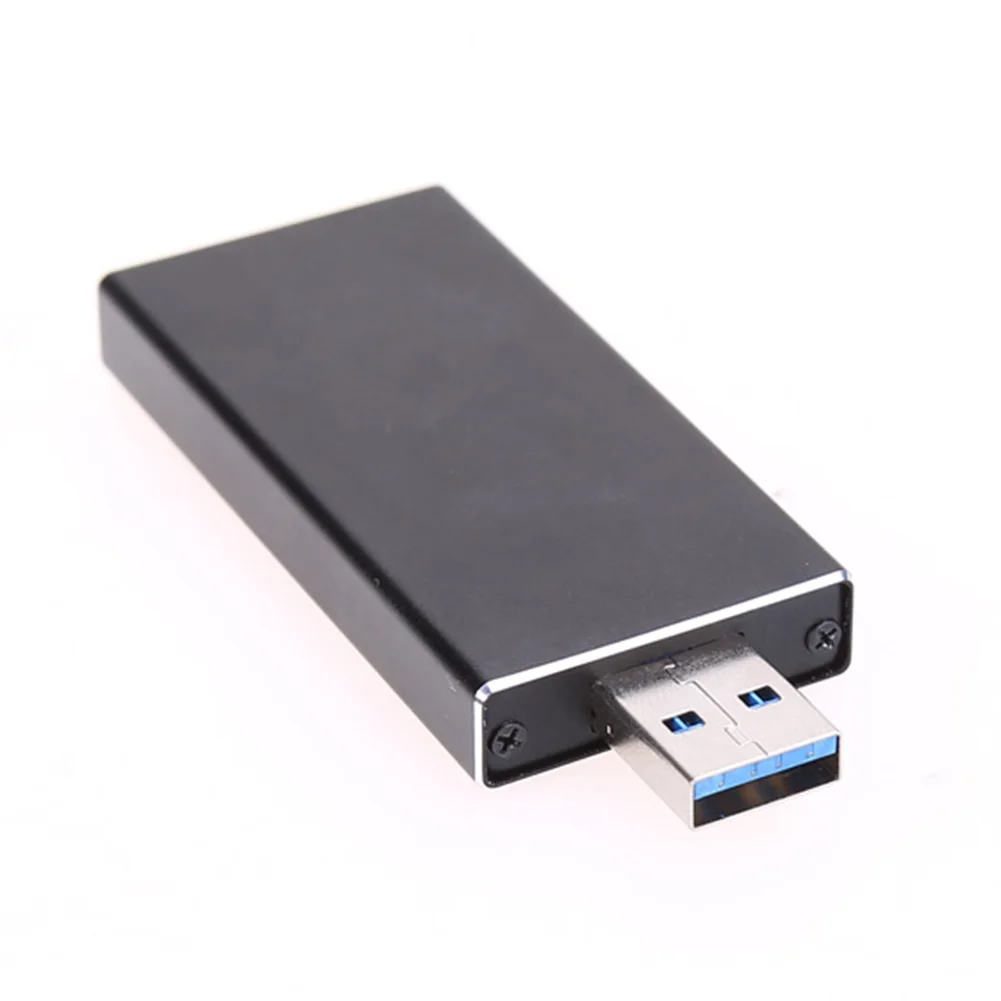 

External B key M.2 NGFF SSD to USB 3.0 Super Speed Converter Adapter Enclosure Case 6Gbs Aluminum Alloy for SATA-based B Key SSD