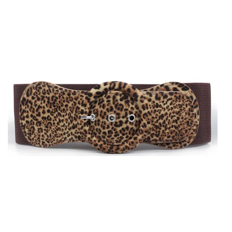 

Leopard print Corset Wide belts for ladies dresses womens waistband female belt brand luxury high quality women fashion 2018