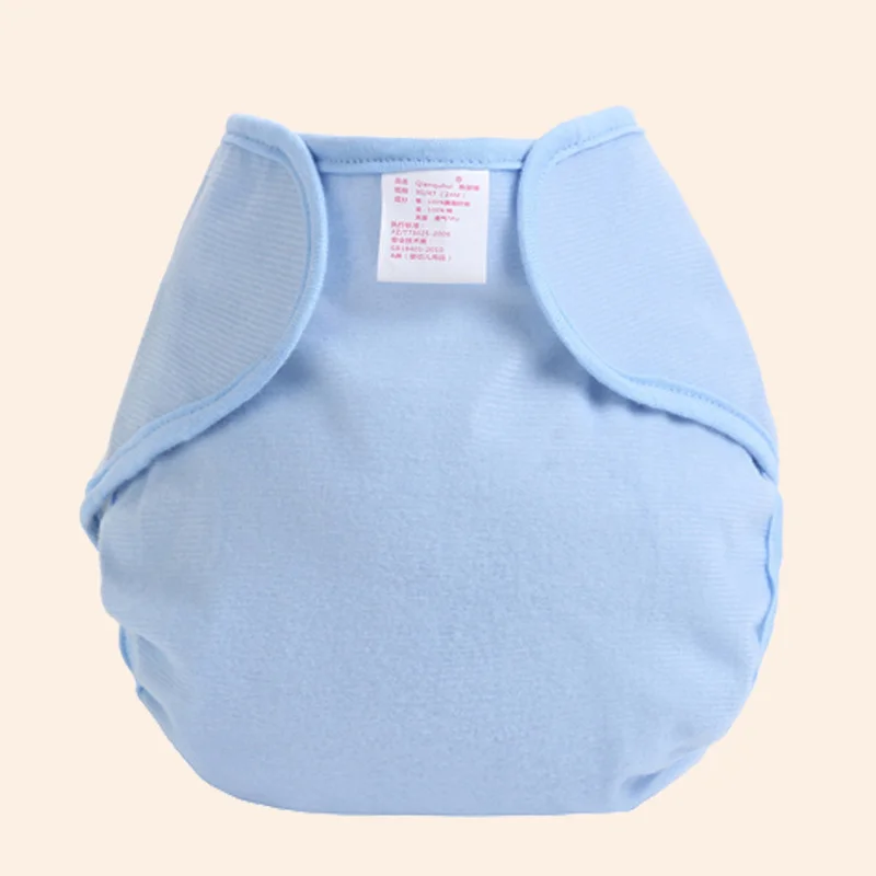 

Baby Reusable Diapers Nappies 1PC Washable Leakproof Cloth Diaper Cover Top Quality Adjustable Solid Color Girl Boy Wearable