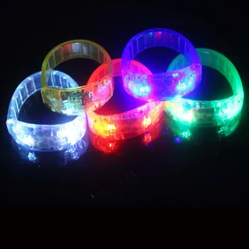 

LED Voice-control Bracelet Glo-sticks Electronic Flashing Bracelet Glow Bracelets LED Wrist Band Christmas LED Bracelet Lighted