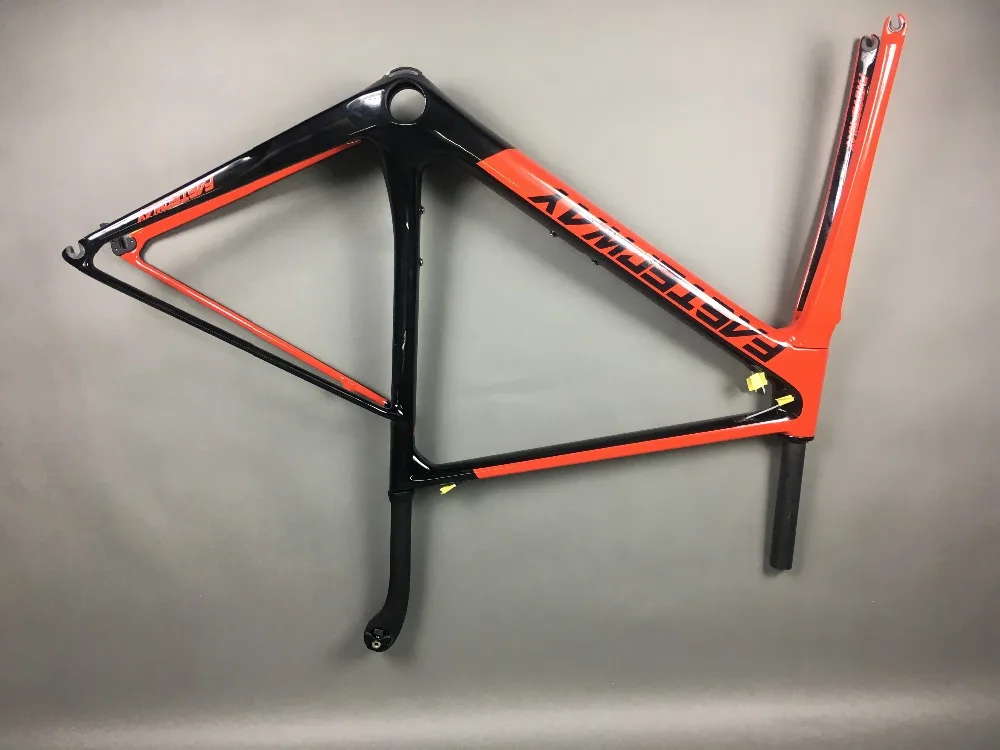 Cheap 2019 design super light FASTERWAY classic carbon road frameset D Brake carbon bike frame:Frameset+Seatpost+Fork+Clamp+Headset 51