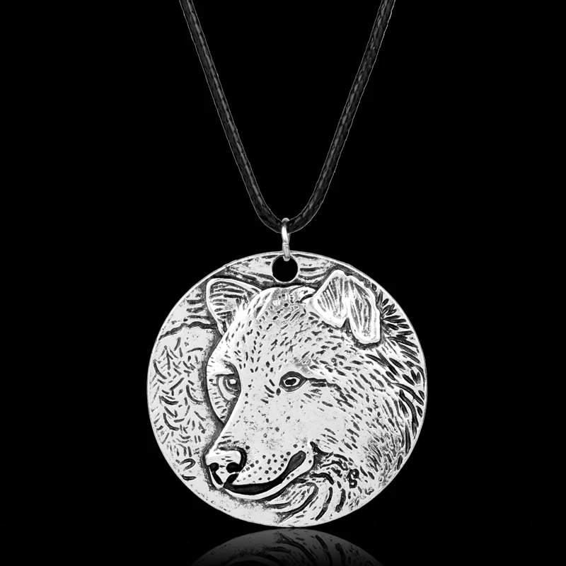 Dongsheng High Quality Wolf Head Pendant Handmade Wild Wolf Spirit