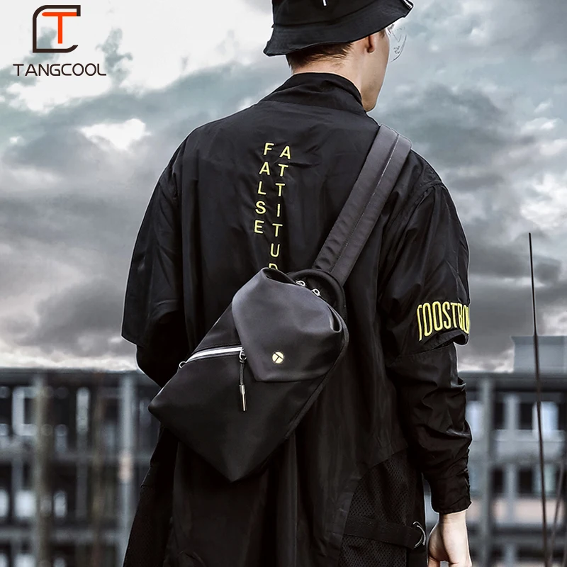

Men Sling Brand Casual Chest Bag Waterproof Messenger Bag Student Shoulder Bag for Ipad phone wallet travel bag Pack