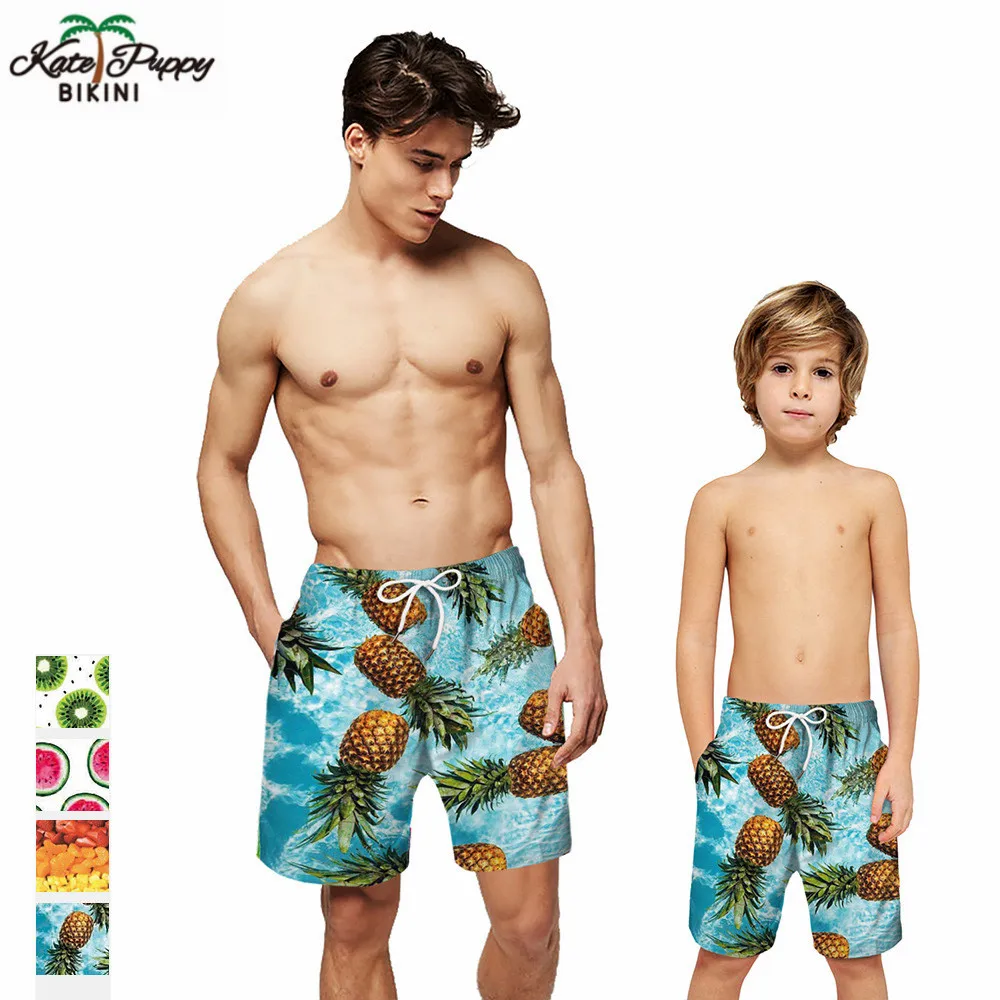 

Summer Men's Swimming Trunks Boy Swimsuit Mens Swim Briefs Bathing Suit Surf Beach Shorts Men Swimwear Kids Swimwear for Boys