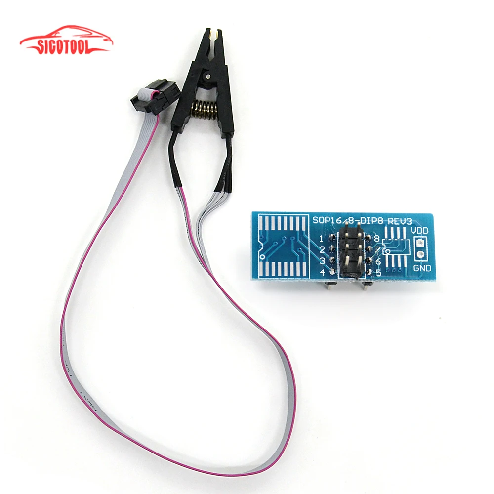 SOIC8 SOP8 Flash Chip зажим для проверки ИС Socket Adpter BIOS/24/25/93 программатор|ic chip programmer|programmer
