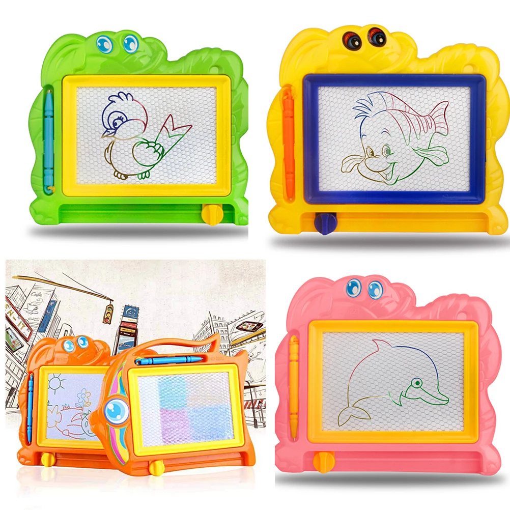 1PCS children writing doodle stencil painting magnetic Drawing board set Learning Education font b Toys b
