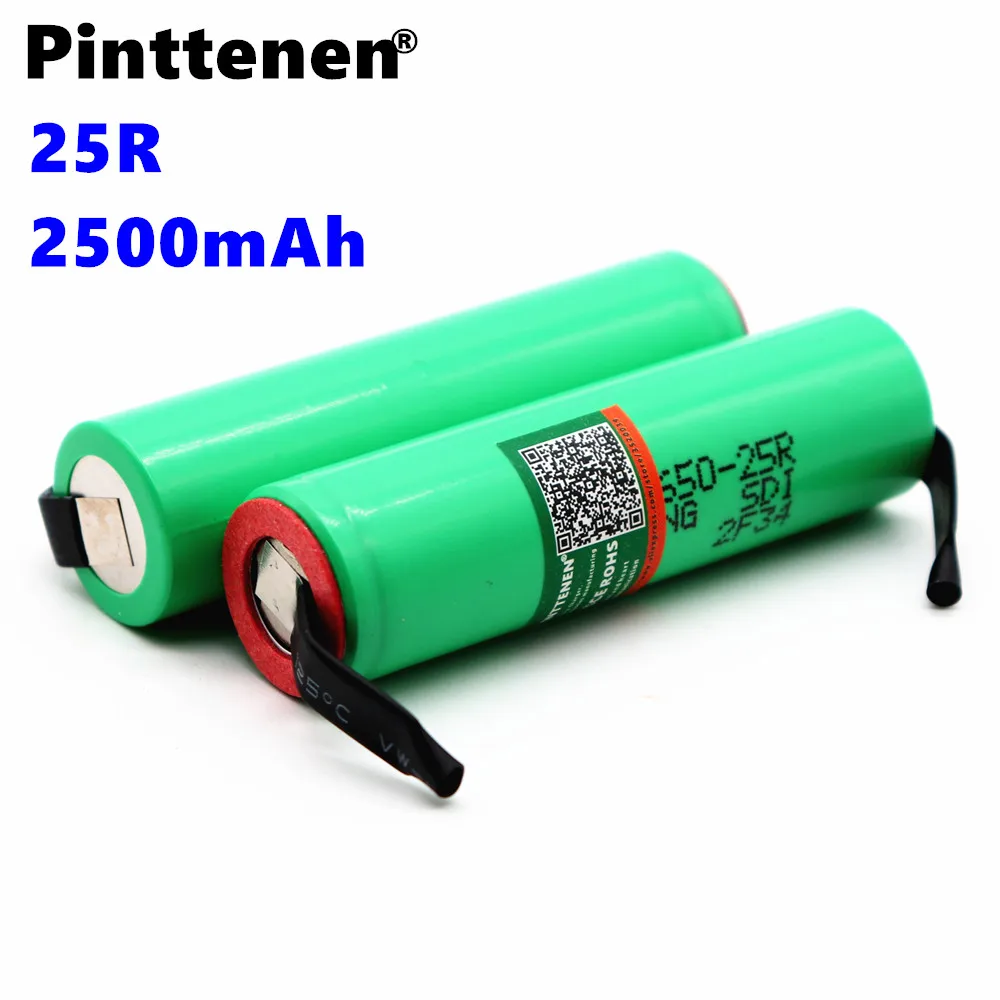 2 ~ 10 шт Новый оригинальный 18650 2500 mAh аккумулятор INR1865025R 3 6 V разрядка 20A специальная