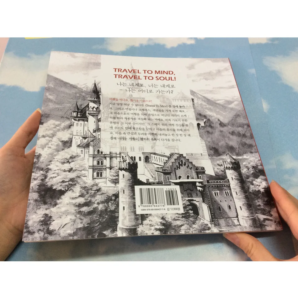 Skup 84 strony moja dusza podróż kolorowanka sekretny ogród styl kolorowanki stres zabij czas Graffiti malowanie szkicownik