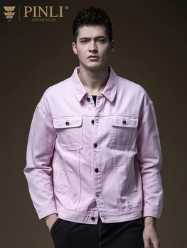 

2018 Hot Sale Militar Bomber Jacket Men Pinli Product Made The New Spring Sale Men's Casual Jacket Lapel Cotton Coat B191304059