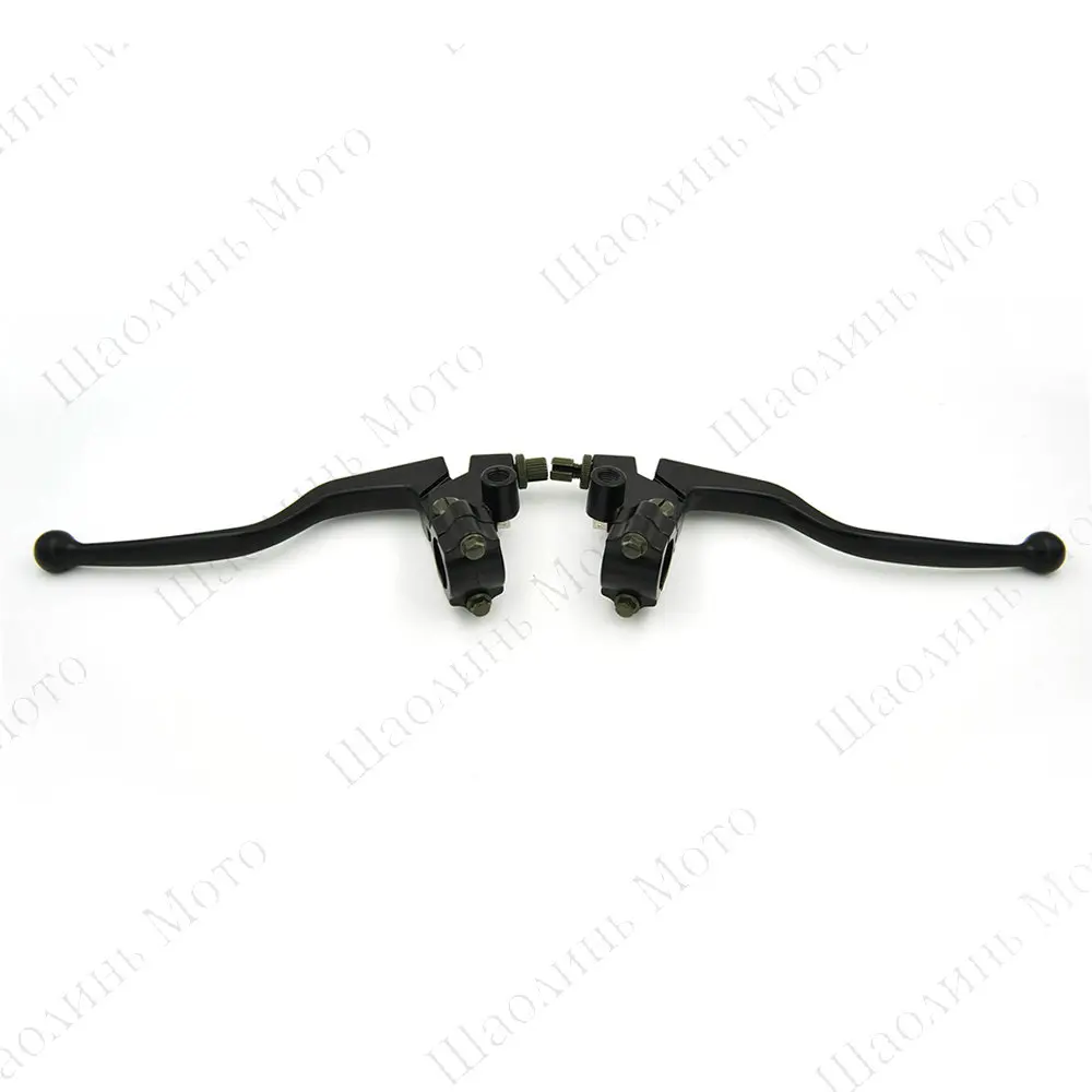 

Aluminum Motorcycle brake clutch lever assembly with 10mm Mirror lever screw holes for 22mm 7/8'' handlebars Free shipping