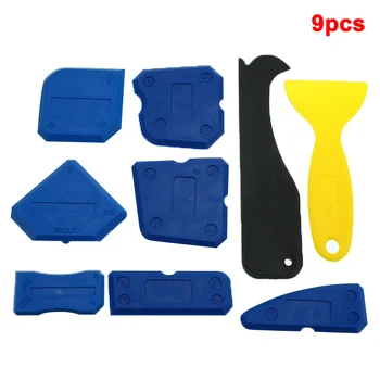 

'The Best' 9/12Pcs Caulking Tool Kit Silicone Sealant Finishing Tools Grout Scraper Caulk Remover 889