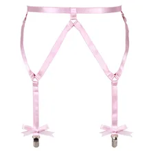 Чулки с подтяжками и ремешками для женщин, нижнее белье, эластичные подвязки, пояс, Harajuku, трусики, панк, большие размеры, вечерние, Рейв, танец