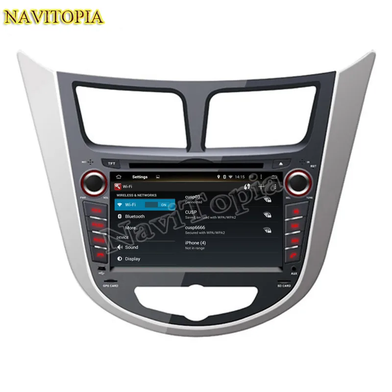 Excellent Octa Core 4G+64G Android 9.0 Car DVD Multimedia Player for Hyundai Accent Blue 2011- for Accent WIT Hatchback 2011 2012 2013- 8
