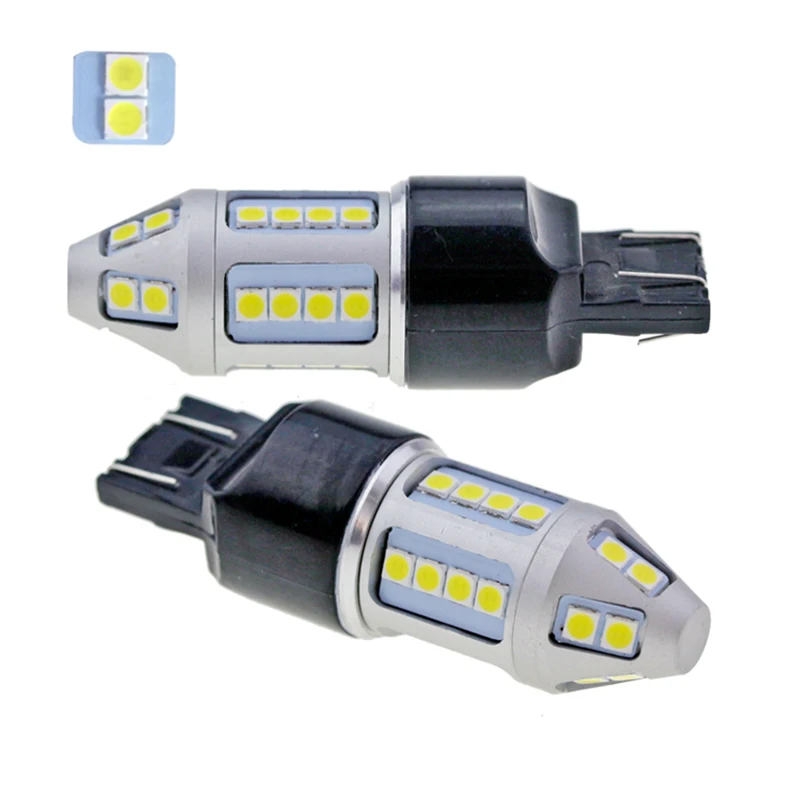 Keyecu 2x12 V 7443 6000 K 30SMD 3030 Белый супер яркий противотуманный фонарь дневного света