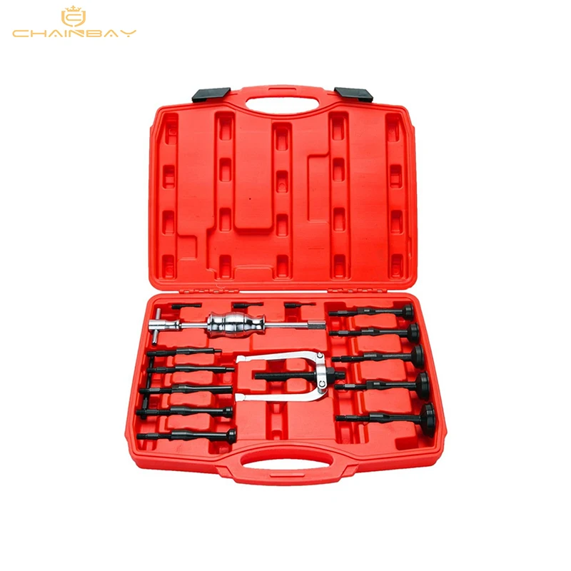 16PCS Blind Inner Puller Bearing Puller Hole Remover Extractor Set