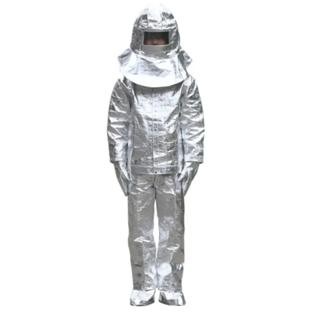 

Flash Deal Fireproof Cloth Fireproof Heat Insulation Clothes Firefighter Working Uniform Fireproof Safe Fire Protected Clothing