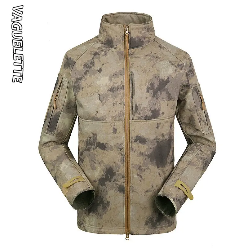 Vaguelette камуфляжная водонепроницаемая куртка мужская куртка охотничья одежда военная куртка для мужчин тактические уличные армейские куртки S-3XL - Цвет: AU Camouflage 7