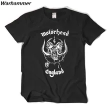 Motörhead england t-shirt heavy metal musik t feiner baumwolle gedruckt muster oansatz t-shirt soft & atmungs clothing hip hop t