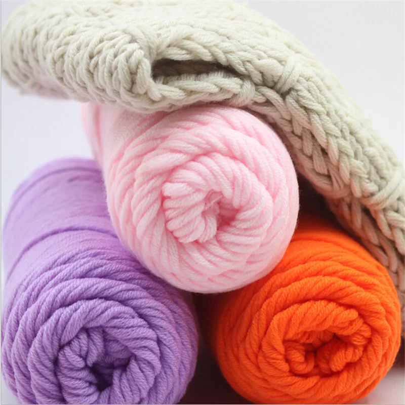 500g Great Warm Soft Cotton Baby Knitting Wool Yarn Milk Cotton Thick