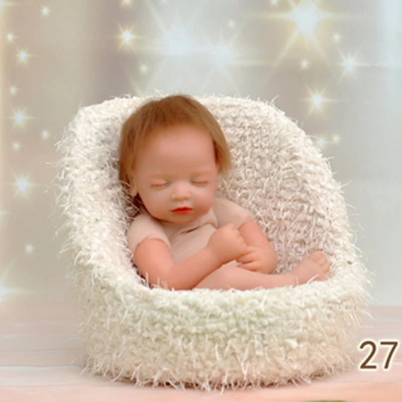 Posing Mini Sofa Chair Newborn baby Photography Props Decoration Fotografia Accessories Infantil Studio Shooting Props - Цвет: 3