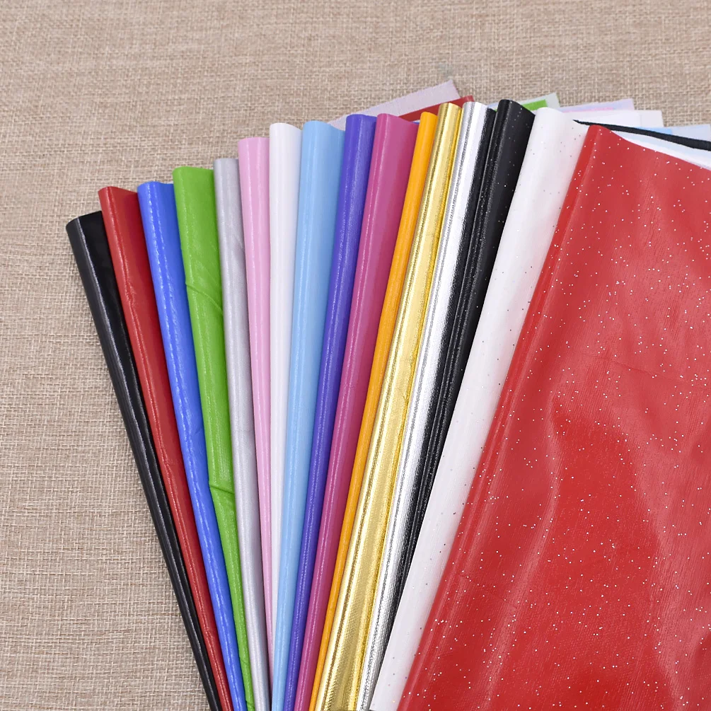 

A4 29*21cm Colorful Soft Thin Smooth Synthetic PU Leather Fabric For Women DIY Handmade Garment Bag Shoes Sewing Decor Cloth