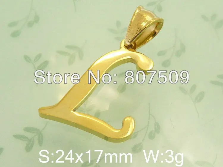 Vintage Hot Sale Stainless Steel Fashion Jewelry Letter L Pendants Accessories Classic Supernove Sales PC94123 | Украшения и