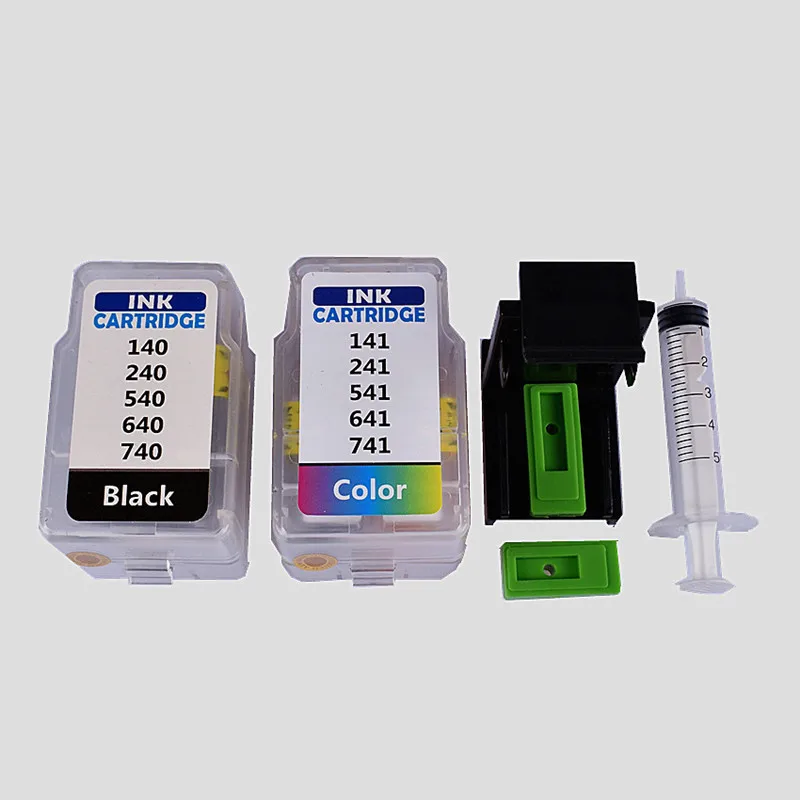 Black and Color Смарт-картридж rifll комплект для canon PG 840 CL 841 чернильный картридж для принтера canon pixma MX398 MX378 MX438 MX458 MX518 MX528 - Цвет: Black and Color