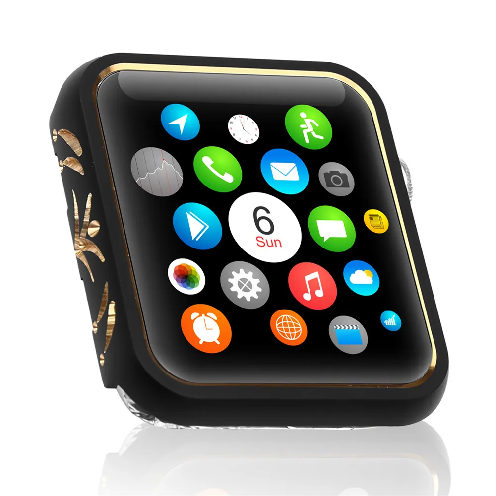 Новое поступление модный жесткий чехол для Apple Watch серии 3 2 1 защитный бампер iWatch 38