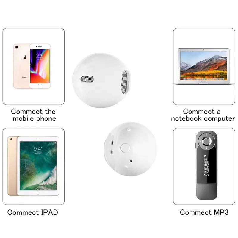 RAVI Mini Invisible Bluetooth Earphones In Ear Wireless Headphones Stereo Headset Earbuds For Apple Pods iPhone Xiaomi Huawei LG