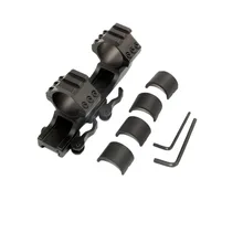 Тактический 30 мм кольцо Крепление подходит 20 мм Уивер/Пикатинни крепления прицел/лазер/фонарик для использования вне помещений Hunting caza Acceessories