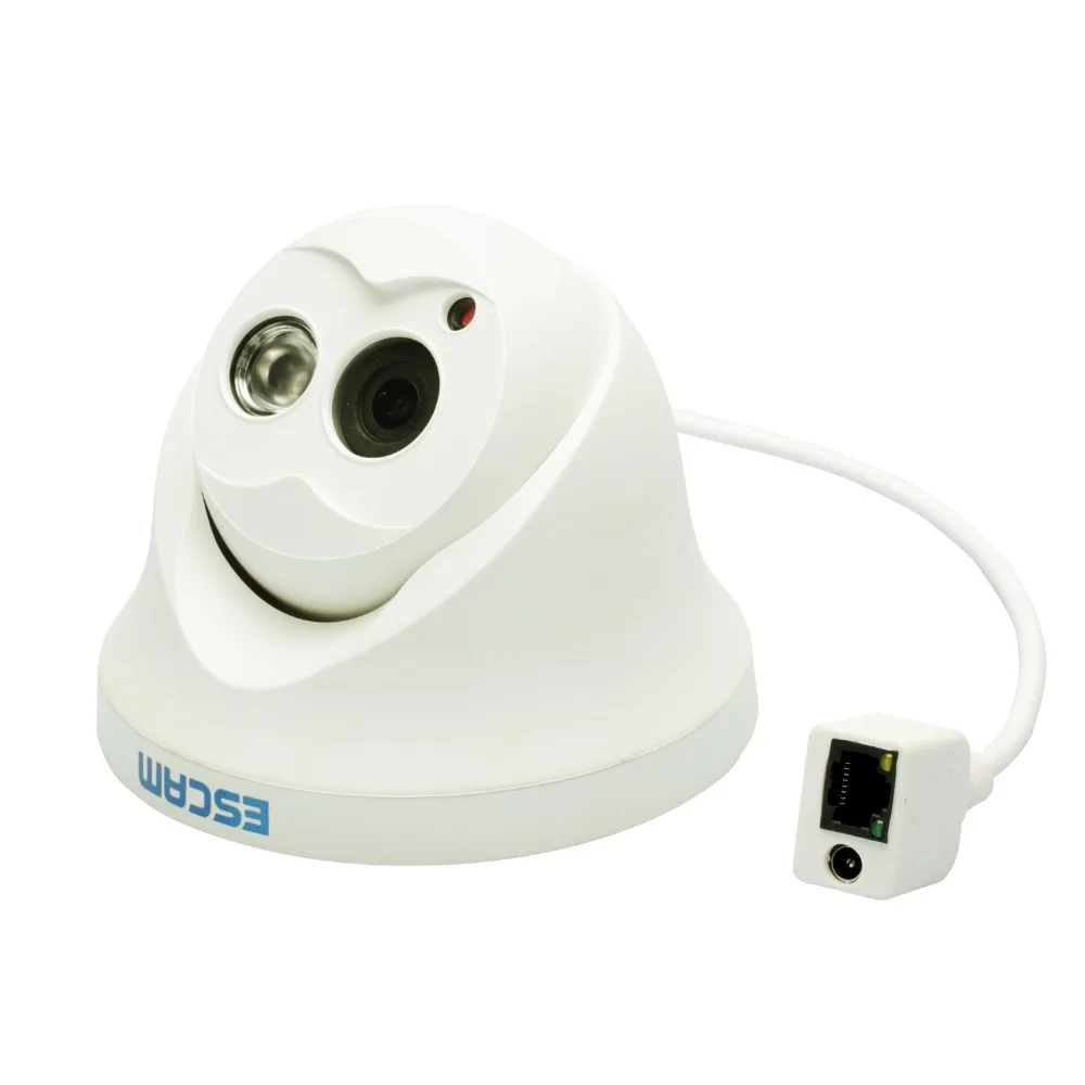 IP камера Escam OWL QD100 с ночным видением Onvif объектив 3 6 мм HD 720P H.264 1/4 CMOS P2P мини