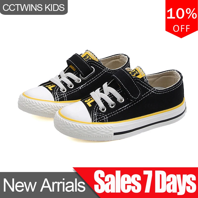 

CCTWINS Kids Shoes 2019 Autumn Girls Canvas Sport Sneakers Boys Black Casual Breathable Shoes Children Fashion Trainer FC2570
