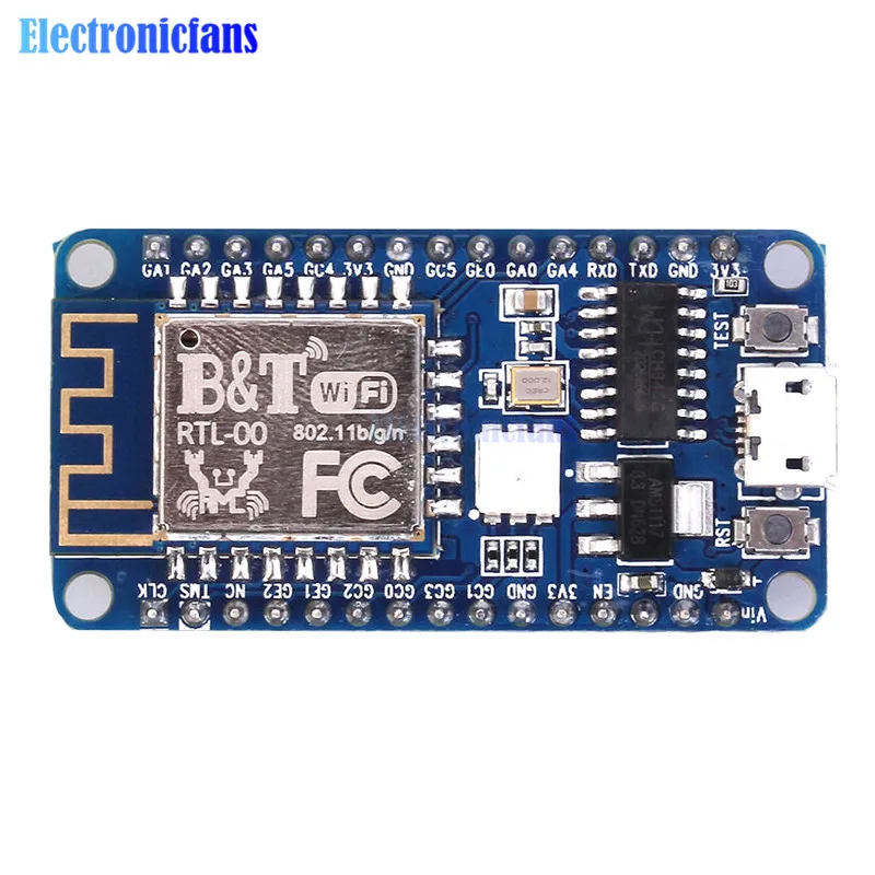 

1Pcs Nodemcu RTL8710 WiFi Wireless Wireless Transceiver Module Test Development Board Transmitter Receiver for Arduino
