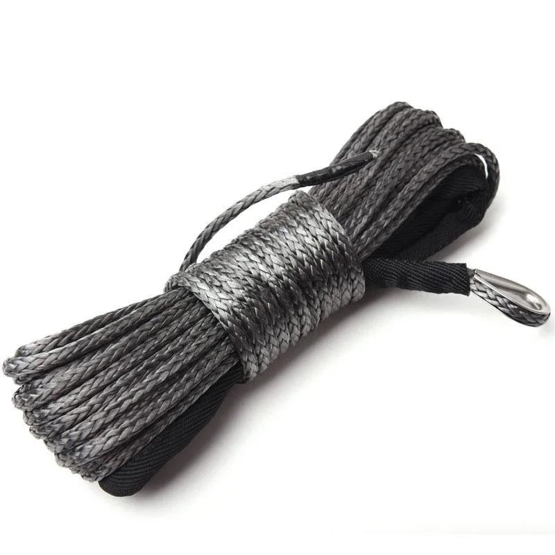 3/16 بوصة x 33 قدم الاصطناعية حبل رفع 5800LBs ATV UTV SUV رمزي كابل خط W/غمد