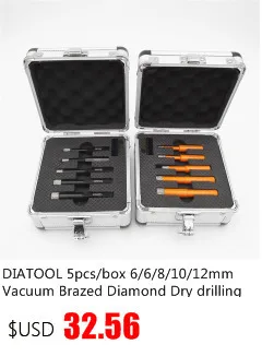 DIATOOL 3 pcs 8mm + 8mm +