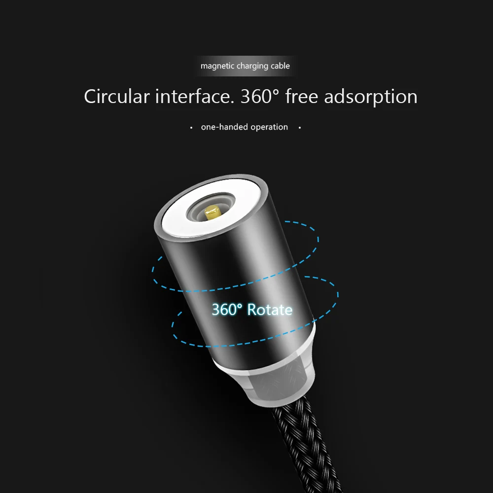 20 шт. магнитные 3 А кабели зарядного устройства Плетеный Тип C Micro USB 8pin Магнитный usb кабель для зарядки для iPhone Android