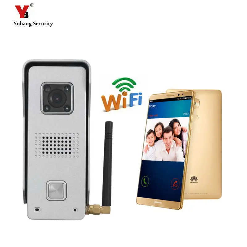 

Yobang Security Door Intercom Wireless WiFi Video Intercom Visual Doorbell Phone Control For Villa Home Door Phone Wifi Camera