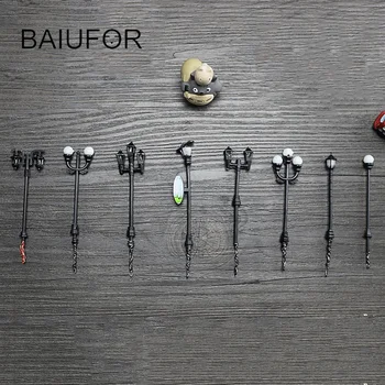 

16 Style Lights Micro landscape decoration Mini simulation street ornaments Europe streetlights model DIY Garden accessories