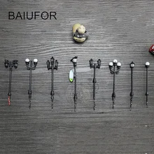 16 luzes de estilo micro paisagem decoração mini simulação rua ornamentos europa streetlights modelo diy acessórios do jardim