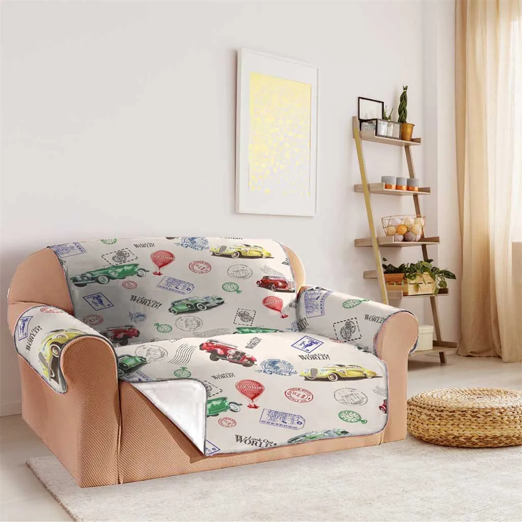 2020 Home Essentials Anti-Slip Quilted Sofa Couch Chair Pet Dog Kids Mat Furniture Protector Plaid And Blanket | Дом и сад