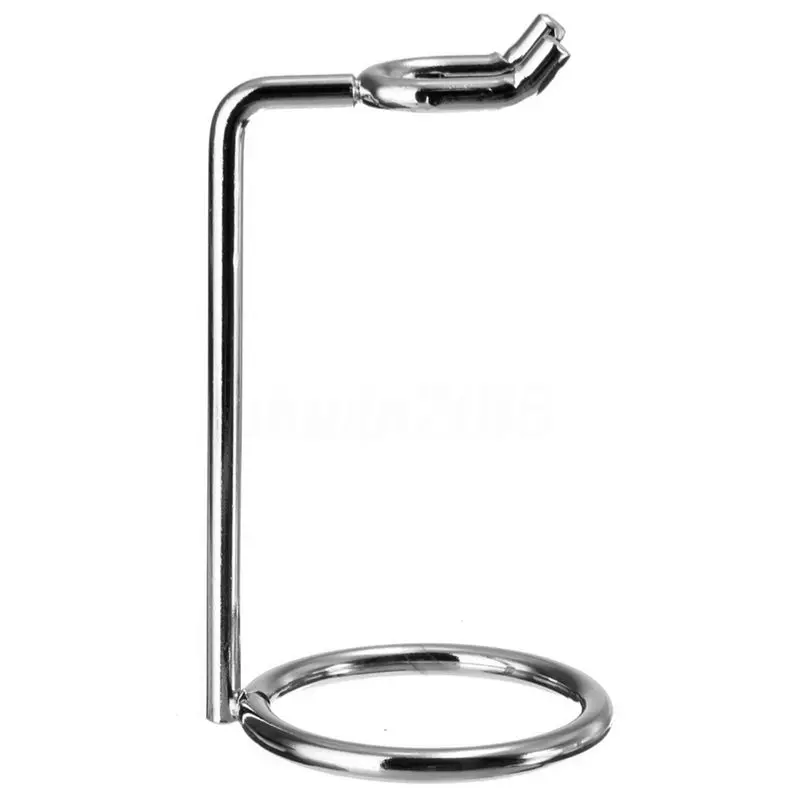 Men's Chrome-plated metal Safety Razor Stand Double Edge Razor Metal Holder 9cm Tall