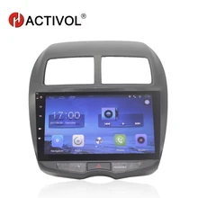 HACTIVOL 10," четырехъядерный автомобильный навигационный GPS радиоприемник для Mitsubishi ASX 2010-2012 android 7,0 автомобильный DVD видео плеер с 1G ram 16G rom