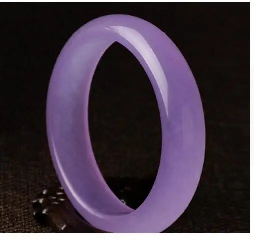 Beautiful Chinese handwork nature Cat/'s eye purple bracelet 58-62mm