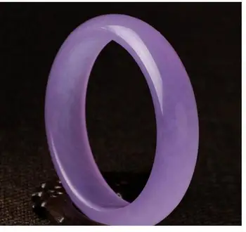

TJP cuff purple Quartzitic jade BEAUTIFUL sweet women charm bangle bracelet luck 58-62MM