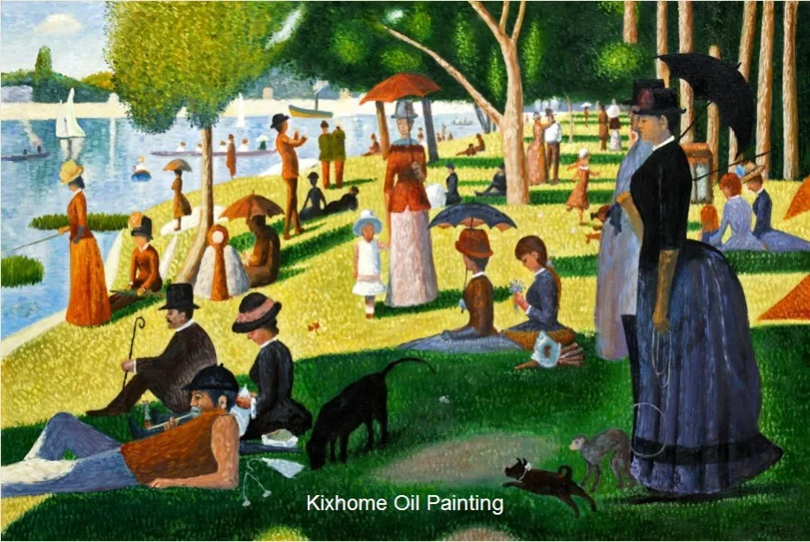 Uma Tarde De Domingo Na Ilha De Grande Jatte