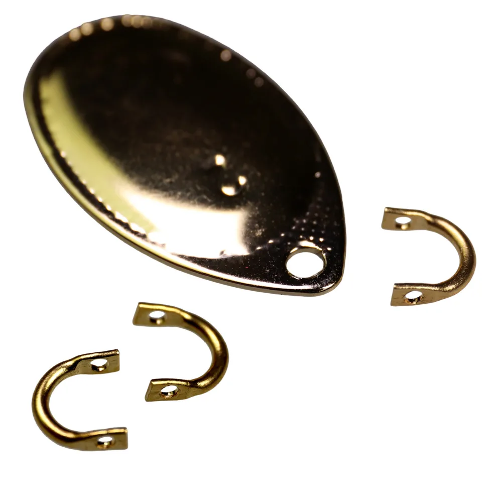 50pcs/lot Fishing Spinner Blade Smooth Spoons 0.5g-4g Iron Spoons Plaice 100pcs clevises DIY Kit Fishing Tackle - Image 3