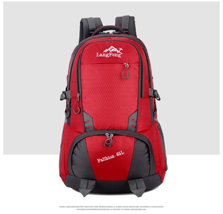 Мужской Водонепроницаемый рюкзак унисекс 65L для путешествий, спортивные сумки, сумка для кемпинга, альпинизма, пешего туризма, альпинизма, рюкзак для мужчин