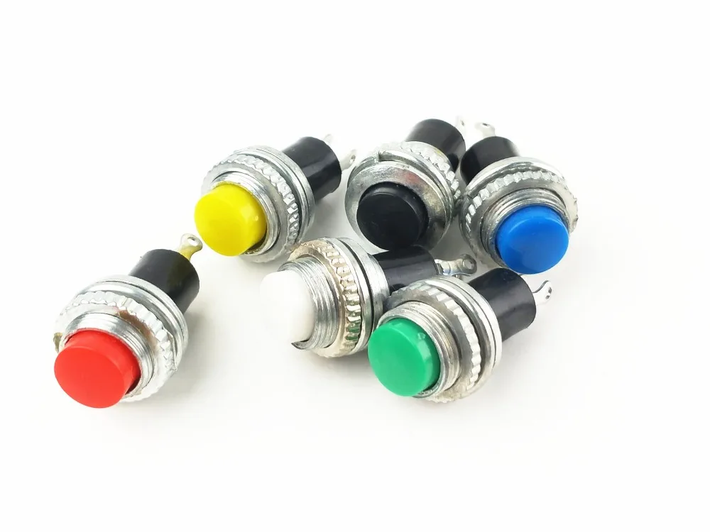 

5pcs DS-316 button switch, self reset switch, mounting aperture 10mm