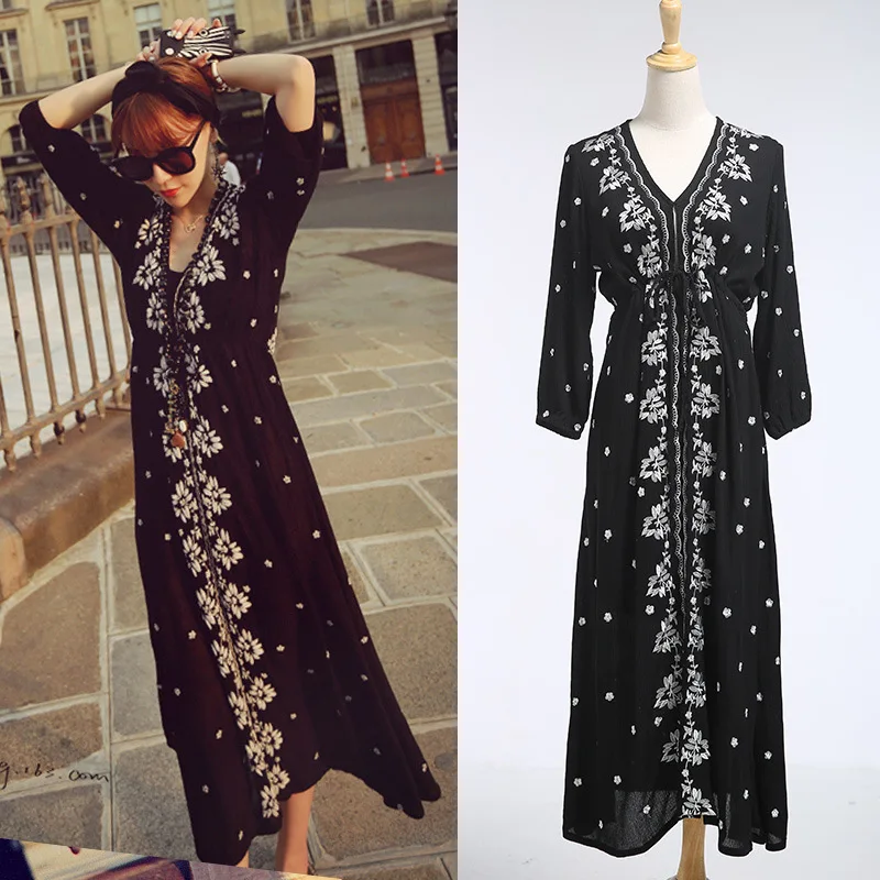 full sleeve maxi dress for women
