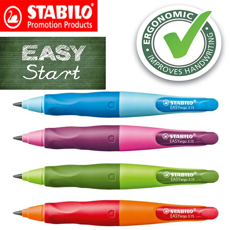 1 Набор Stabilo EASYergo 3,15 механический карандаш-карандаш 3,15 мм левосторонняя/правая ручка автоматические карандаши для студентов